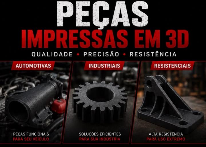 Peças Funcionais em 3D